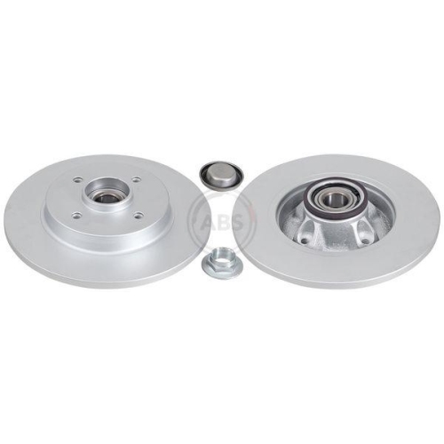 Bremsscheibe A.b.s. 17835C Beschichtet f&uuml;r Citro&euml;n Peugeot Hinterachse