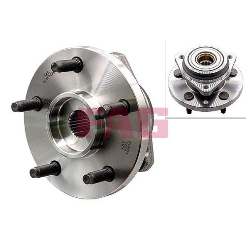 Radlagersatz Schaeffler Fag 713 6700 30 f&uuml;r Jeep Vorderachse