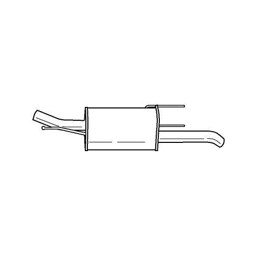 Endschalld&auml;mpfer Sigam 41679 f&uuml;r Opel