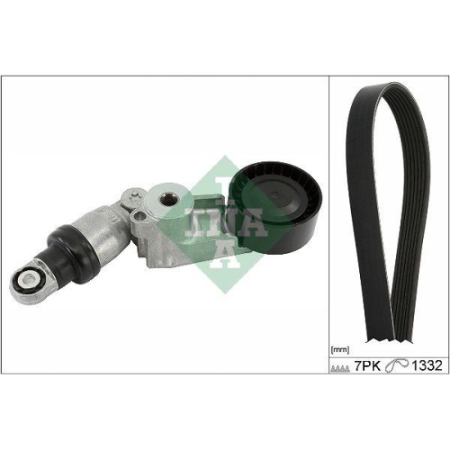 Keilrippenriemensatz Schaeffler Ina 529 0555 10 f&uuml;r Nissan Renault Dacia