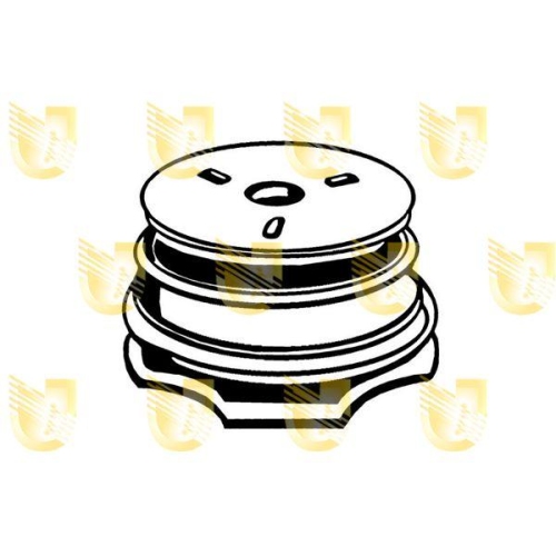 Bushing Axle Beam Unigom 390093 for Fiat