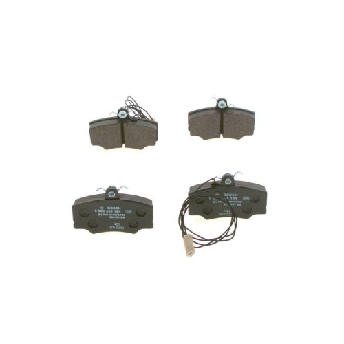 Bremsbelagsatz Scheibenbremse Bosch 0986424184 f&uuml;r Alfa Romeo Fiat Lancia