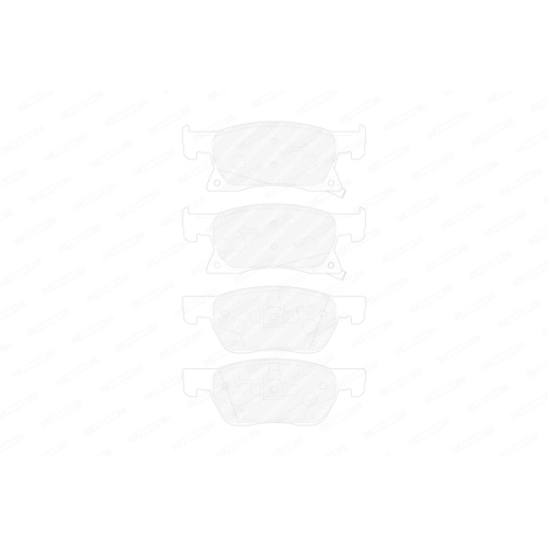 Bremsbelagsatz Scheibenbremse Ferodo FDB4933 Premier Eco Friction f&uuml;r Opel