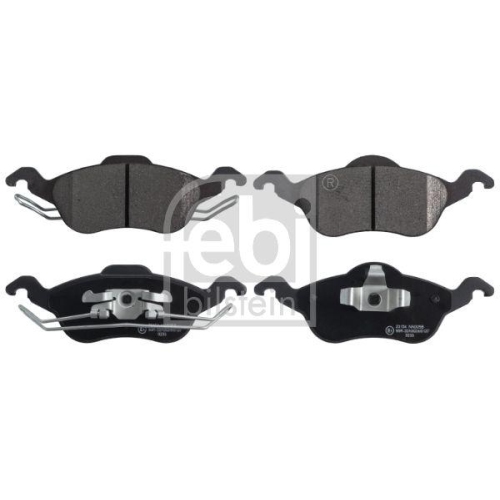 Bremsbelagsatz Scheibenbremse Febi Bilstein 16279 f&uuml;r Ford Ford Usa Vorderachse