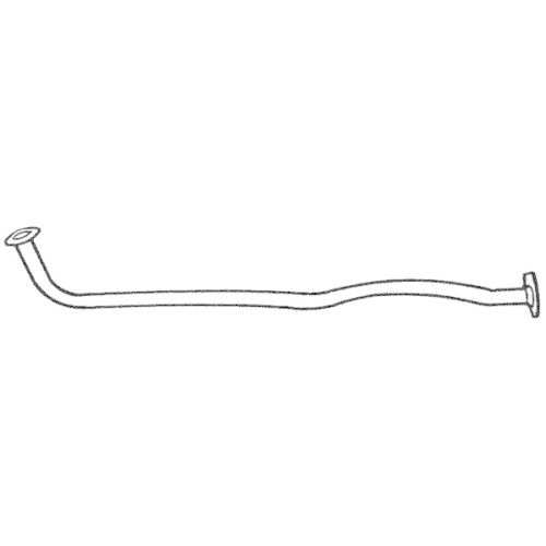Abgasrohr Sigam 38125 f&uuml;r Nissan Vorne