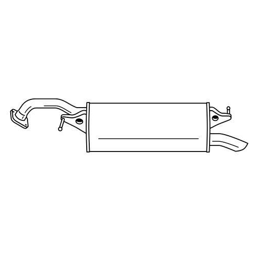Endschalld&auml;mpfer Sigam 44658 f&uuml;r Toyota