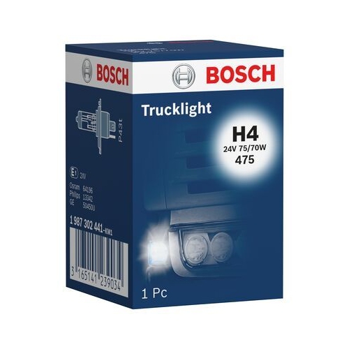 Glühlampe Fernscheinwerfer Bosch 1987302441 Pure Light Ws für Volvo Terex