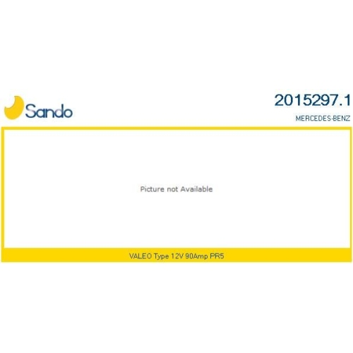 Generator Sando 2015297.1 f&uuml;r Mercedes Benz Mercedes Benz Mercedes Benz