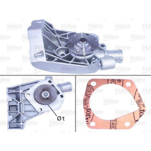 Wasserpumpe Motork&uuml;hlung Valeo 506730 f&uuml;r Skoda