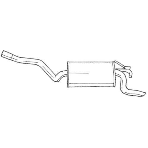 Endschalld&auml;mpfer Sigam 35601 f&uuml;r Mercedes Benz Mercedes Benz Mercedes Benz