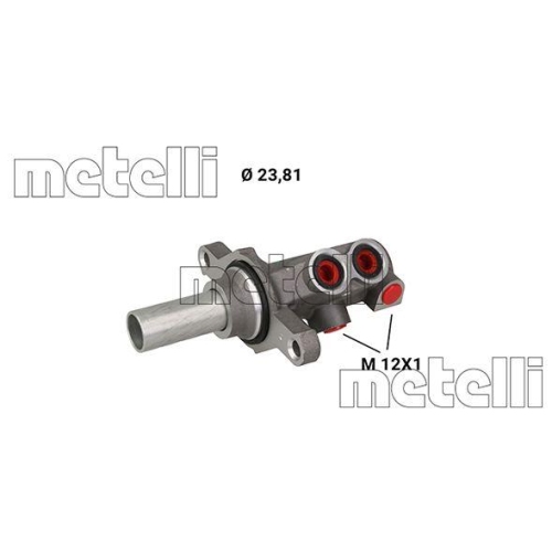 Hauptbremszylinder Metelli 05-1295 f&uuml;r Renault