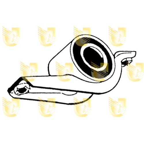 Lagerung Lenker Unigom 390098 f&uuml;r Fiat Lancia Vorderachse Links