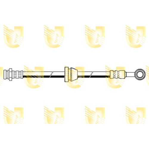 Bremsschlauch Unigom 378286 f&uuml;r Chevrolet Daewoo Vorne