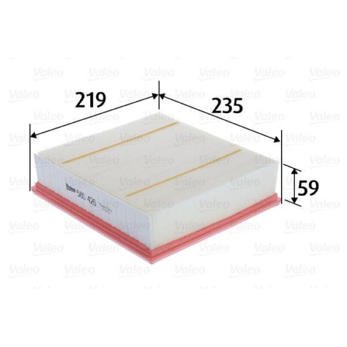 Luftfilter Valeo 585426 f&uuml;r Mercedes Benz Mercedes Benz Infiniti