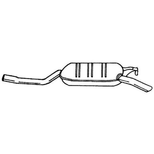 Endschalld&auml;mpfer Sigam 35610 f&uuml;r Mercedes Benz Mercedes Benz Mercedes Benz