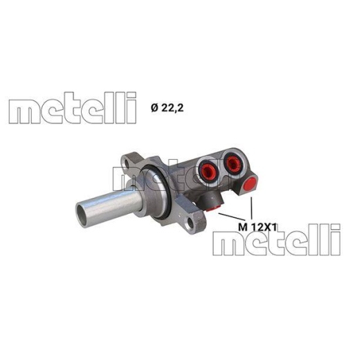 Hauptbremszylinder Metelli 05-1296 f&uuml;r Renault Dacia