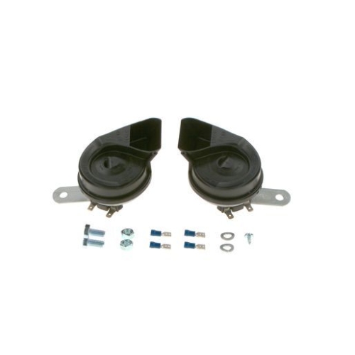 Trumpet Horn Bosch 9320335206 for Mercedes Benz Mercedes Benz Left