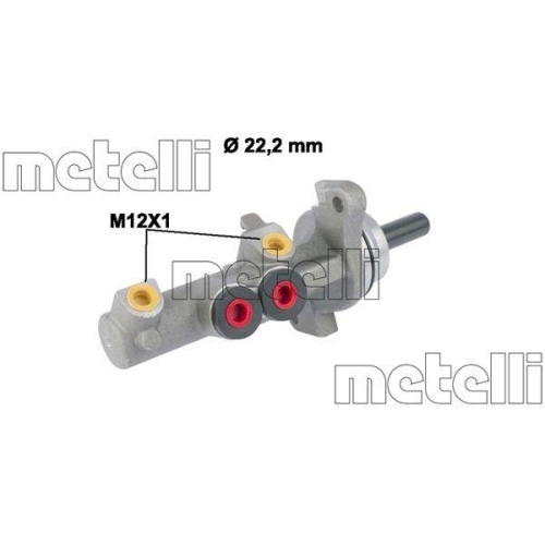 Hauptbremszylinder Metelli 05-0833 f&uuml;r VW