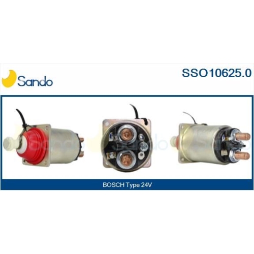 Solenoid Switch Starter Sando SSO10625.0 for Scania
