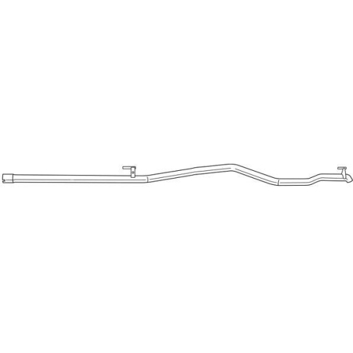 Abgasrohr Sigam 35712 f&uuml;r Mercedes Benz Hinten