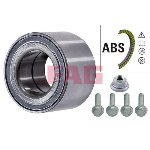 Radlagersatz Schaeffler Fag 713 6123 10 f&uuml;r Porsche Hinterachse Vorderachse