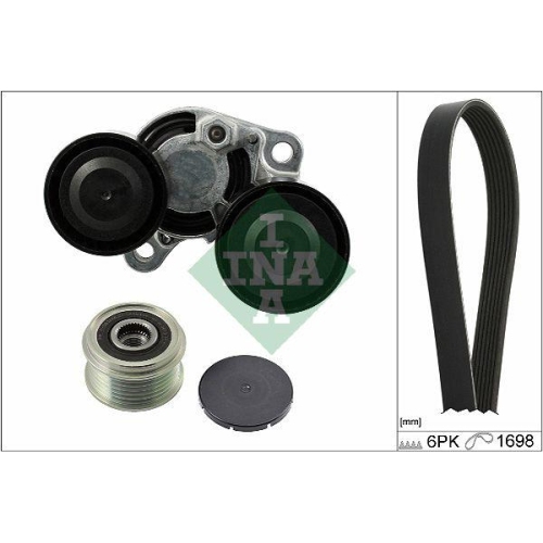 Keilrippenriemensatz Schaeffler Ina 529 0206 20 f&uuml;r Bmw Mini