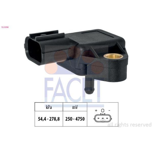Luftdrucksensor H&ouml;henanpassung Facet 10.3396 Made In Italy - Oe Equivalent f&uuml;r