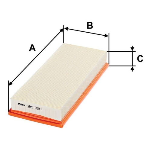 Luftfilter Valeo 585050 f&uuml;r Ford
