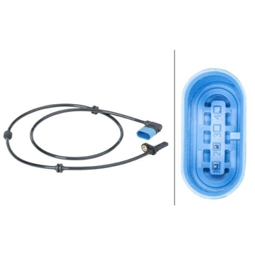 Sensor Raddrehzahl Hella 6PU 012 679-651 f&uuml;r Mercedes Benz Mercedes Benz