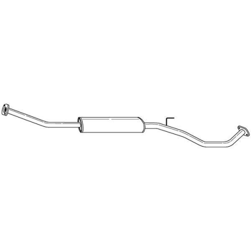 Mittelschalld&auml;mpfer Sigam 38416 f&uuml;r Nissan