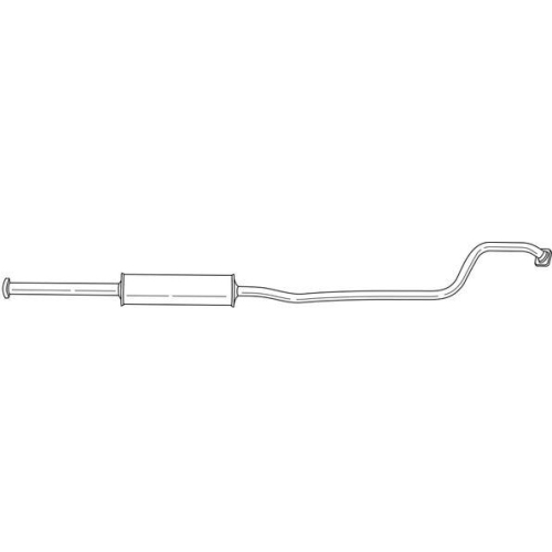 Mittelschalld&auml;mpfer Sigam 38422 f&uuml;r Nissan
