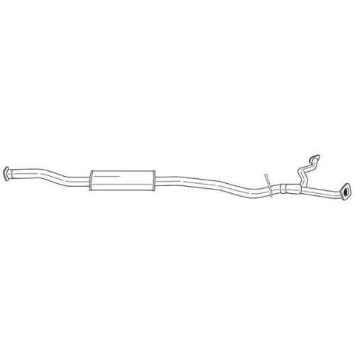 Mittelschalld&auml;mpfer Sigam 75425 f&uuml;r Subaru Mitte