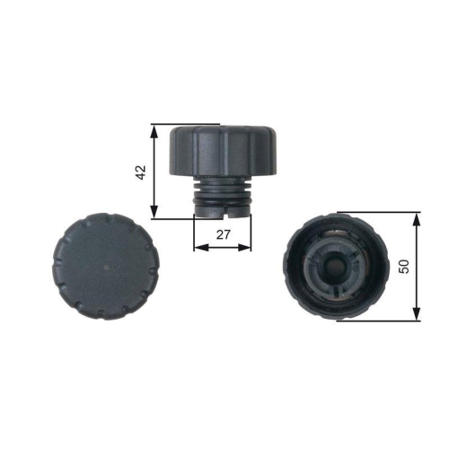 Verschlussdeckel K&uuml;hlmittelbeh&auml;lter Gates RC244 f&uuml;r Mercedes Benz Mercedes Benz