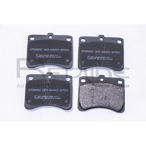 Bremsbelagsatz Scheibenbremse Red-line 27DA000 für Daihatsu Vorderachse