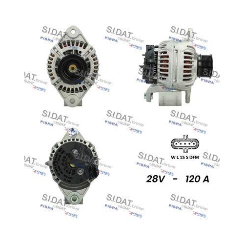 Generator Sidat A24BH0085 f&uuml;r Volvo