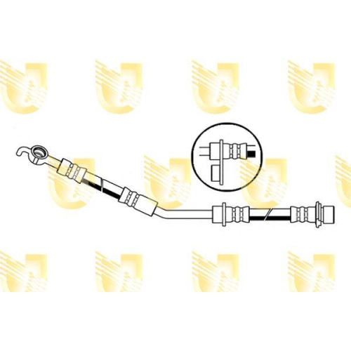 Bremsschlauch Unigom 378405 f&uuml;r Toyota Vorderachse Links