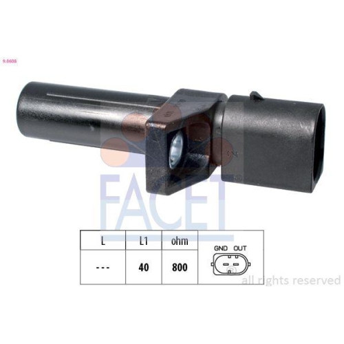 Impulsgeber Kurbelwelle Facet 9.0608 Made In Italy - Oe Equivalent f&uuml;r Hitachi