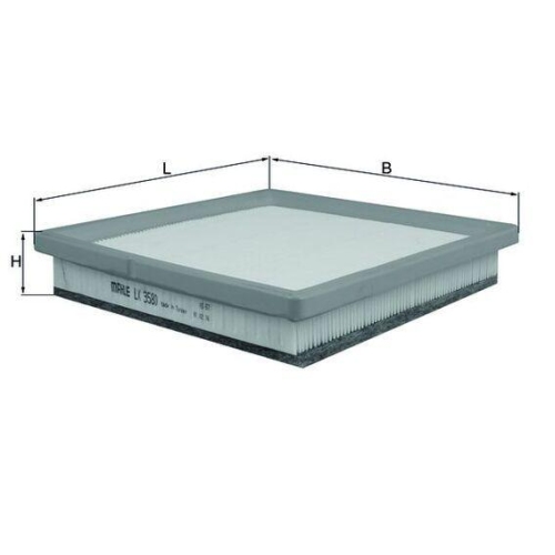 Luftfilter Mahle LX 3580 f&uuml;r Gmc Opel Vauxhall General Motors