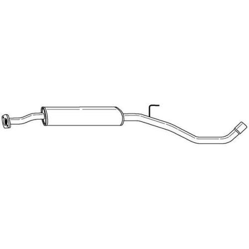 Mittelschalld&auml;mpfer Sigam 38458 f&uuml;r Nissan