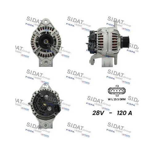 Generator Sidat A24BH0086 f&uuml;r Volvo
