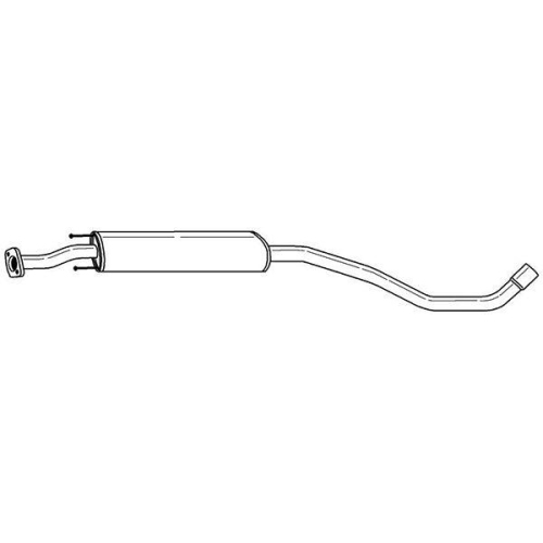Mittelschalld&auml;mpfer Sigam 38460 f&uuml;r Nissan