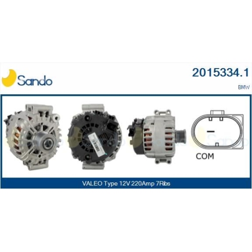 Generator Sando 2015334.1 f&uuml;r Bmw