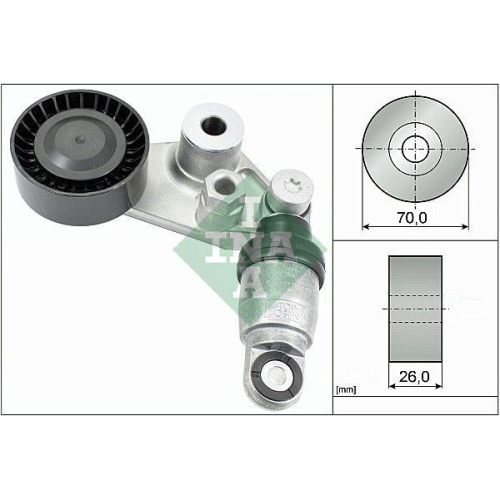 Riemenspanner Keilrippenriemen Schaeffler Ina 534 0297 10 für Ssangyong