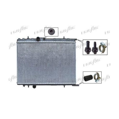 Radiator Engine Cooling Frigair 0103.3062 for Citro&euml;n/peugeot