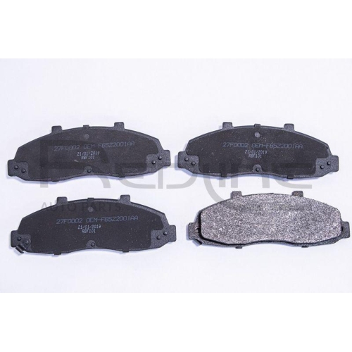 Bremsbelagsatz Scheibenbremse Red-line 27FO002 f&uuml;r Mazda Vorderachse