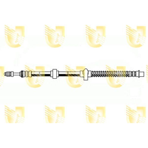 Bremsschlauch Unigom 378435 f&uuml;r Citro&euml;n Peugeot Hinterachse Links