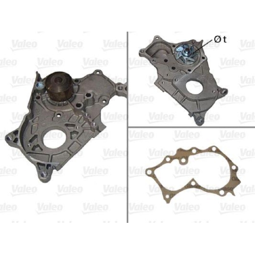 Wasserpumpe Motork&uuml;hlung Valeo 506851 f&uuml;r Toyota