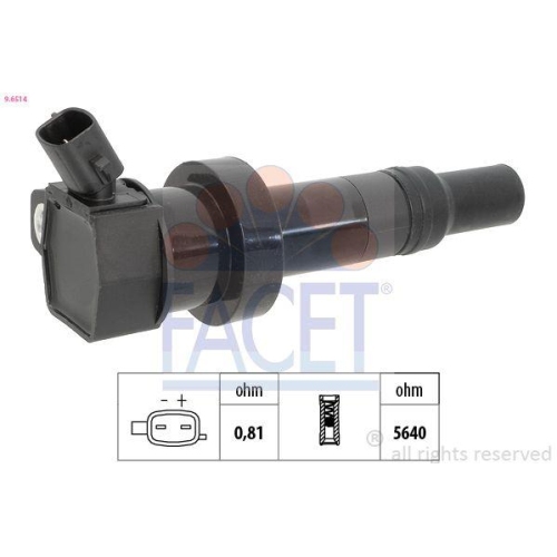 Z&uuml;ndspule Facet 9.6514 Oe Equivalent f&uuml;r Hyundai Kia Hitachi