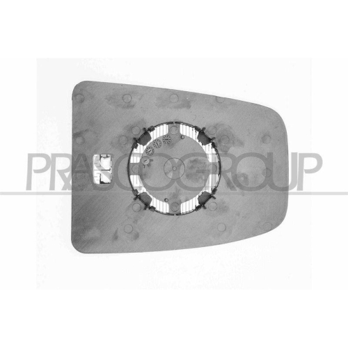 Spiegelglas Au&szlig;enspiegel Prasco FT9507513 f&uuml;r Fiat Rechts