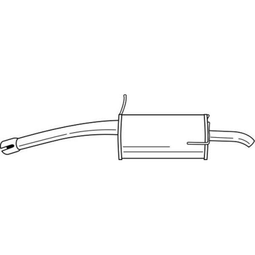Endschalld&auml;mpfer Sigam 38620 f&uuml;r Nissan